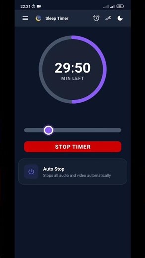 sleep timer ⌛ video and audio