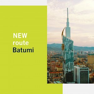 Batumi joins our destination list! 🇬🇪 Located on the coast of the Black Sea, this city has it all — the historical old town and skyscrapers, a beautiful, spacious seaside, botanical gardens, and exciting amusement parks! ✈️ Get ready to visit the second-largest city of Georgia starting from May 2, 2022, with flights twice a week: tiny.cc/ptlouz | airBaltic