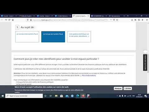 comment créer numéro fiscal en FRANCE