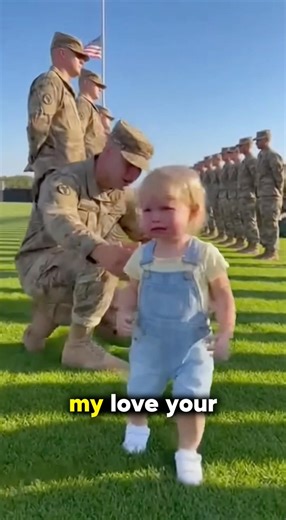 But she was only looking for one. 🥺 #military #funnybaby #funny #baby