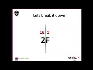 KS3 Computer Science Hexadecimal