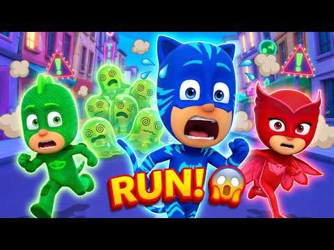 Run For Your Life! The Vicious Slime Swarm Hunting Catboy,Gekko,Owlette!🏃‍♂️|Pj Mask Animation