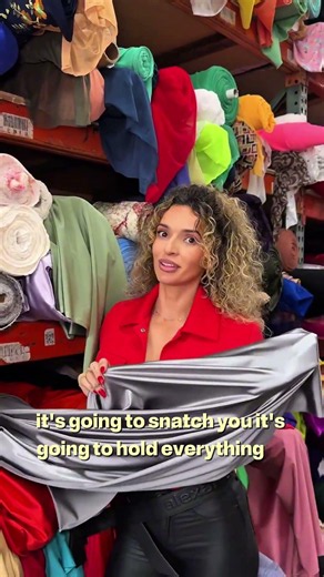 This Is the Swimsuit Fabric That Actually Snatches #ShinySpandex