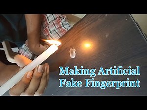 How To Make Artificial Fake Fingerprint in NO TIME Using Candle & Fevicol