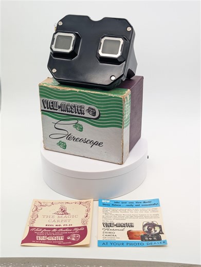 Vintage Sawyer's View-master Model C Black Bakelite Stereoscope With Original Box & Large Reel Lot - Etsy UK