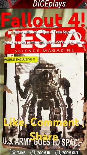 ☢ Fallout 4 | Tesla Science U.S. Army Goes To Space Location • PC • PS4 • XBOX