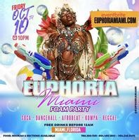 Euphoria Miami :  Foam Party Free Drinks Til 12AM - Miami Carnival