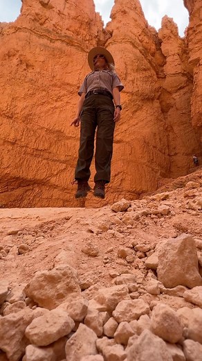 Do you even levitate, bro? 🫵 Our rangers work extremely hard for these vertical gains. As far as we know, it’s the only guaranteed way of avoiding ankle injuries while hiking. If (like so many others) your feet must touch the ground, it’s critical that you protect them. Our trails have not been kind this season. So far we’ve had 23 rescues requiring patient carry-outs. Last season? 24. Total. A high percentage of these have been foot and ankle injuries. With dry conditions, Bryce Canyon’s trail