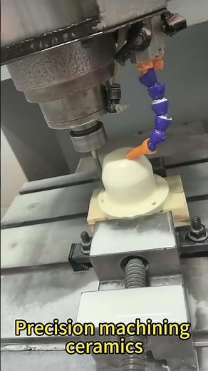 Precision machining ceramics #ceramic #cnc #factory #machine