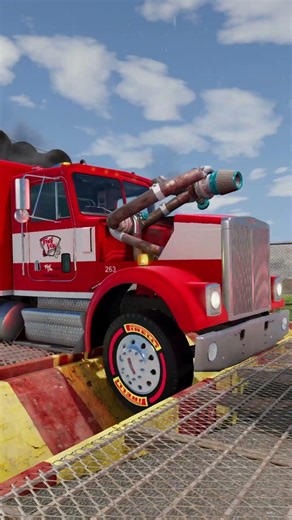 Loaded Trucks vs Gutter | BeamNG.drive