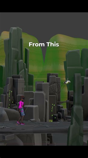 Watch this 3D scene slowly build out