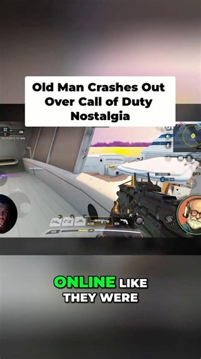 Old Man Crashes Out Over Call of Duty Nostalgia #cod #blackops #gaming #bo1 #bo2 #callofduty
