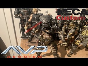 Neca Custom Avpr Wolf Predator Mask