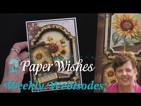 Fabulous Florals Card Topper Pads by Hunkydory Crafts | PaperWishes.com