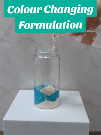 One of our classic formulations from our formulation library! Our Powder to liquid to foam hand wash creates a transformative experience for the consumer! With a great colour change too! #handwash #sensitiveskin #cosmeticformulator #cosmeticscience #satisfyingvideos