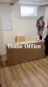 25K views · 238 reactions | Slowly but surely making progress in the office! I have the desk built and the first part of the trim on the bookcases. Next I need to tackle the beams because those need to go up before I add the rest of the trim to the bookcase. I love the new desk! The lift top is a great feature and I love the soft close drawers! It’s also a great price point. If you want the link to the desk I bought, comment DESK https://liketk.it/4UTKE | megankhome | Facebook