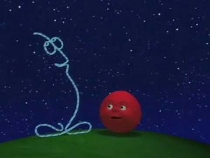 A Little Curious: Intro Sequence with Bob the Ball and Mr. String (2000)