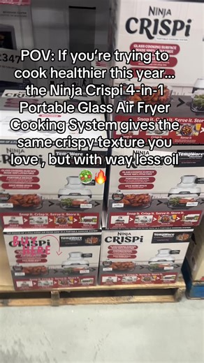 ✨ If you’re upgrading your kitchen this year, the Ninja Crispi 4-in-1 Portable Glass Air Fryer Cooking System is one of the best everyday appliances you can add to your routine. Instead of waiting on a big oven, this system heats fast, cooks evenly, and delivers crispy results — while using way less oil. Plus, the glass design lets you actually see your food cooking so nothing burns or overcooks. 🔥 Built for real-life cooking: • 4-in-1 design — air fry, bake, roast & reheat in one • Faster cook