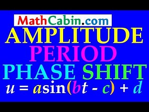 Amplitude Period and Phase Shift Trigonometry problem ! ! ! ! !