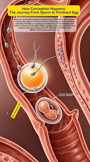 How Conception Happens: The Journey From Sperm to Fertilized Egg