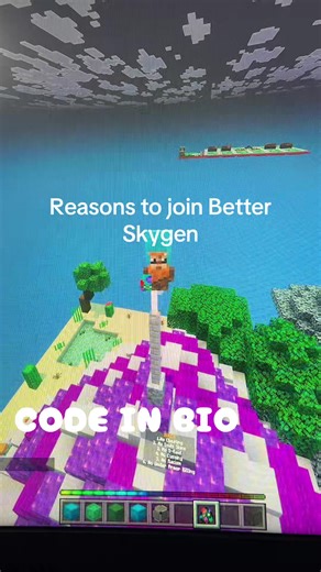 Join up Nighthawks the owner #realm #minecraft #skygen #fun #minecraftrealm