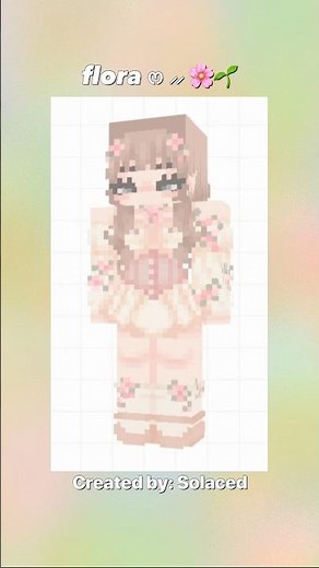 10 aesthetic Minecraft skins 🌱 Spring Edition #minecraft #foryou #minecraftskin #spring #fairy
