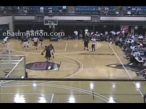 LeBron James getting dunked on by Xavier University's Jordan Crawford !