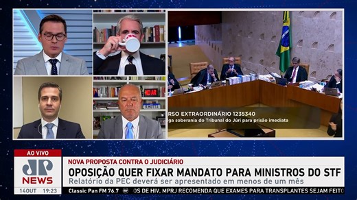 Oposição propõe mandato de oito anos para ministros do STF