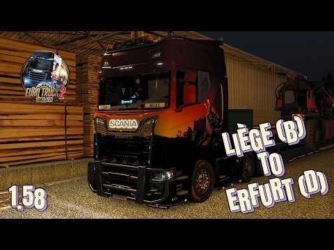 EURO TRUCK SIMULATOR 2 - HEAVY CARGO - LIÈGE (B) TO ERFURT (D)