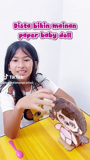 Cara Membuat Mainan Paper Baby Doll yang Lucu