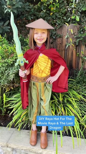 DIY Disney Raya and the Last Dragon Hat Costume Tutorial
