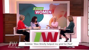 We spoke about all the different ways that people handle grief earlier, with the panel all sharing their own stories. Guest Loose Woman Debbie, who’s facing the second anniversary of husband Paul Daniels' death, revealed that appearing on #Strictly with Giovanni Pernice helped her hugely. She touchingly spoke about how much the dancer meant to her and how he helped her get her sparkle back 💃✨ Have you found strength in any activities during grief? | Loose Women