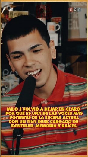 Milo J y un Tiny Desk que late en clave latinoamericana