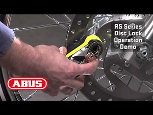How to use the ABUS RS Series Disc Alarm Locks