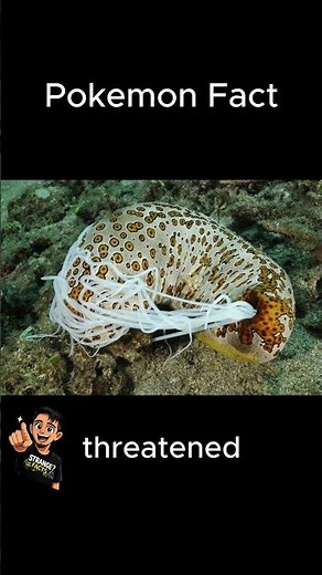 This Pokémon's Weird Attack Is Real 😨#strange #facts #animals #sea #cucumber #pokemon #pyukumuku