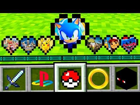 Minecraft But I Have VIDEO GAME Hearts!