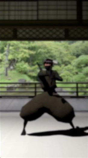 Ninja Tai Chi #blender3d #ninja #lowpoly #ps1 #psx #retro #3d #cg #japan #japanese #animation #fyp