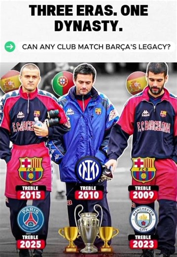 BARCELONA TREBLES 😳 THE TRUE KINGS OF EUROPE?!