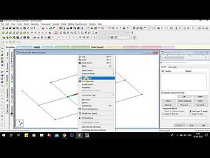 STAAD PRO - 07. Create nodes and merge Nodes