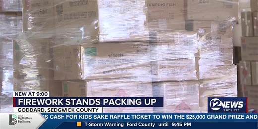 Firework stands packing up after new law allowing stands to sell year round