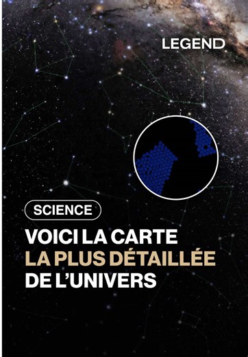 Grâce à de nouvelles technologies, des ingénieurs ont pu modeler la carte de l’univers la plus précise jamais créée. On vous explique. #legend #legendmedia