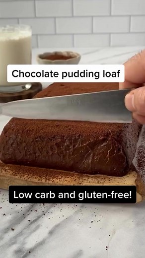 Delicious and Easy Keto Chocolate Pudding Loaf - Low Carb Dessert