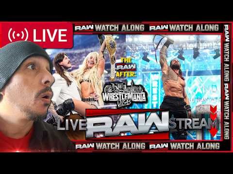 THE RAW AFTER WRESTLEMANIA 42! 🔴 WWE RAW Live Stream Watch Along Reaction & Review [April 20 2026]