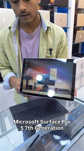 Tech Zone General Trading on Instagram: "• Model: Microsoft Surface Pro 5 • Processor: Intel Core i5 (7th Gen) • RAM: 8GB • Storage: 256GB SSD • Display: 2K Touchscreen • Ports: USB-C / Surface Connect, MicroSDXC, Audio Jack • Weight: Approx. 0.77 kg • Touch: Yes • Color: Silver 📞 Contact us on: +971 50 173 9020 📍 Visit our shop: Shop No. 11, 312/21A Street Al Raffa Street, Bur Dubai, U.A.E. Opposite D Block, Al Ghubaiba Bus Station Fikree Building #techzonedubai #uaetech #techzone #laptop #mi
