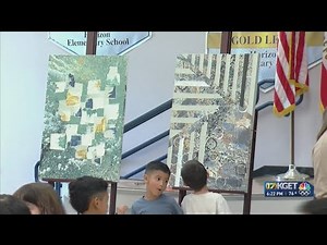 All About Art event held today at Horizon Elementary