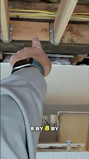 Mikey Pipes: Installing 8-Inch Flex Duct & Ceiling Box! #shorts