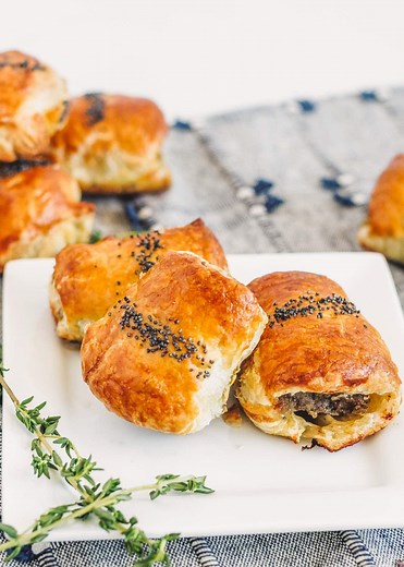 Puff Pastry Sausage Rolls