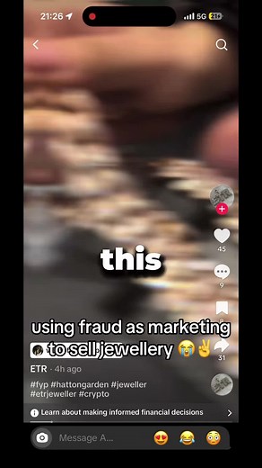 Jewelry Store Uses Fraud Marketing | ETR Jewelers & Coinbase