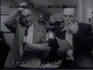 Interesting National Film Board film from 1956 profiling Stelco steelworker Cecil Lewis and his role of editor of Steel Shots, the newsletter for the United Steelworkers of America Local 1005. The union offices in the film were located in the old Wentworth Street Baptist Church at King William and Wentworth (torn down). Not sure which arena the hockey game took place at or gymasium for the basketball game. Downloaed from Huntley Films Archives | Vintage Hamilton