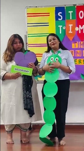 Our teachers thoughtfully narrated the story of The Hungry Caterpillar 🐛